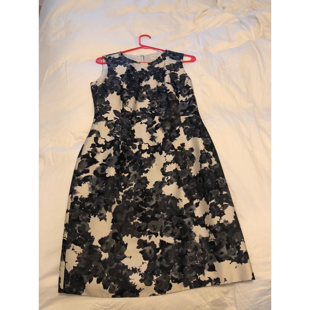 Kate spade Black and White floral dress Size 8